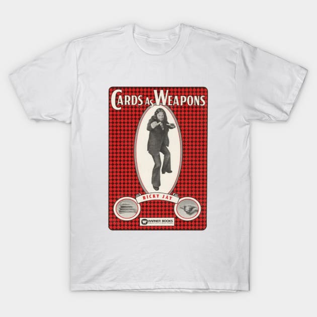 Ricky Jay Cards As Weapons Promo T-Shirt by Magic Classics Ltd.